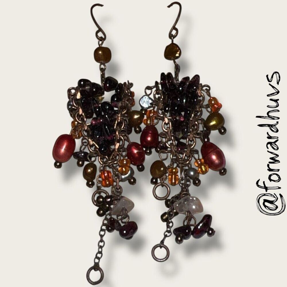 Handcrafted Dangle Earrings – Eclectic Boho Style